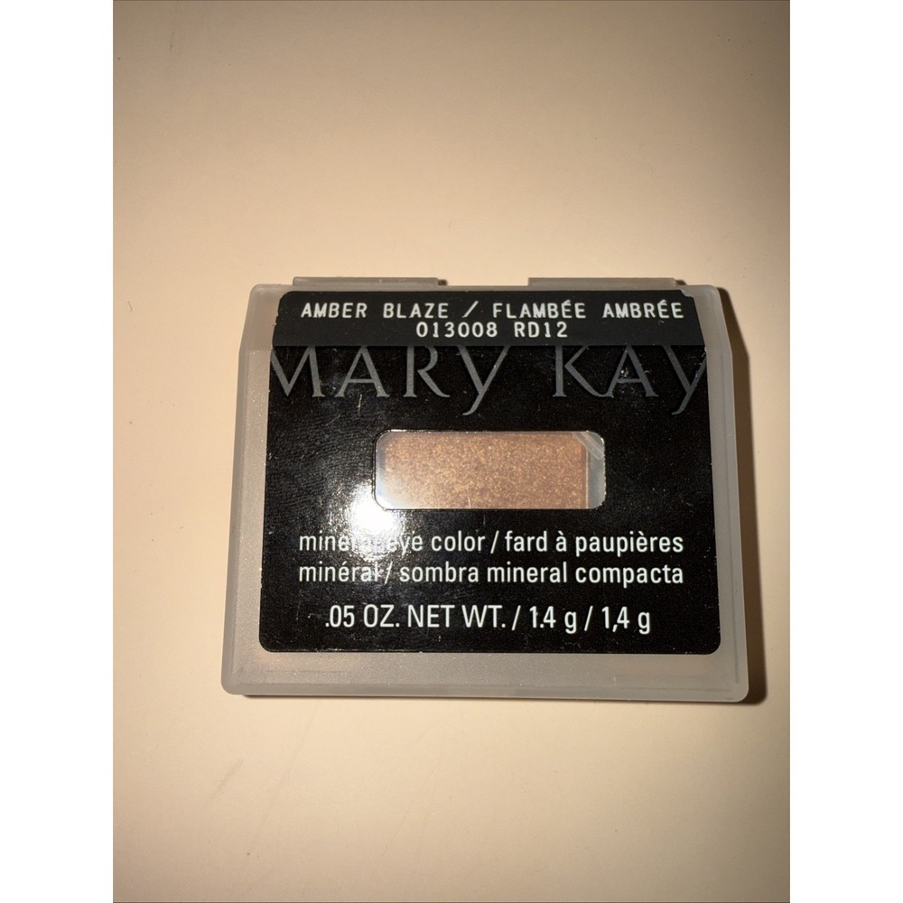 Mary Kay Mineral Eye Color Amber‎ Blaze 2007 Discontinued Magnetic